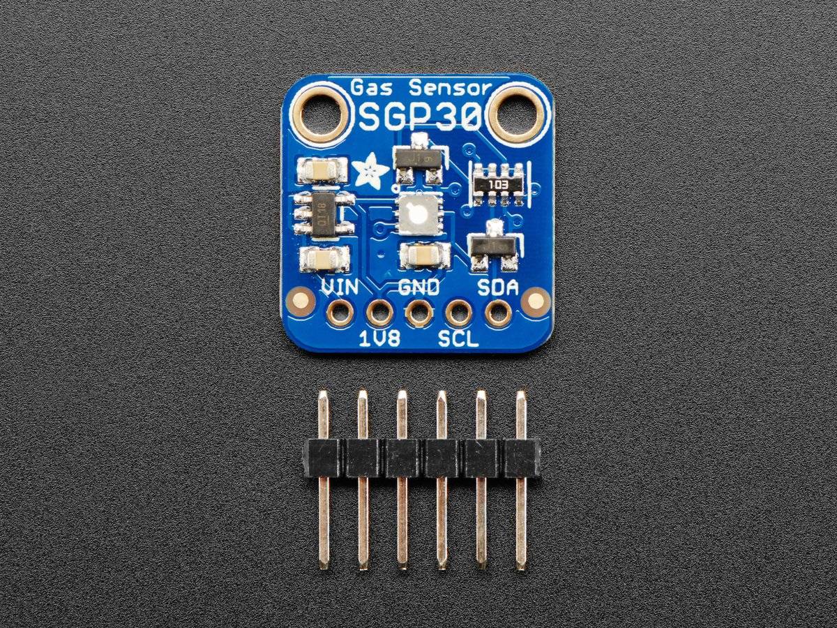 Adafruit SGP30 Air Quality Sensor Breakout - VOC and eCO2 Gas Sensor