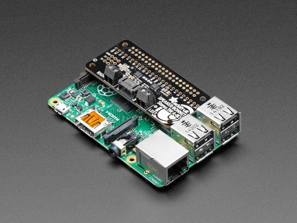 Adafruit I2S 3W Stereo Lautsprecher Bonnet für Raspberry Pi