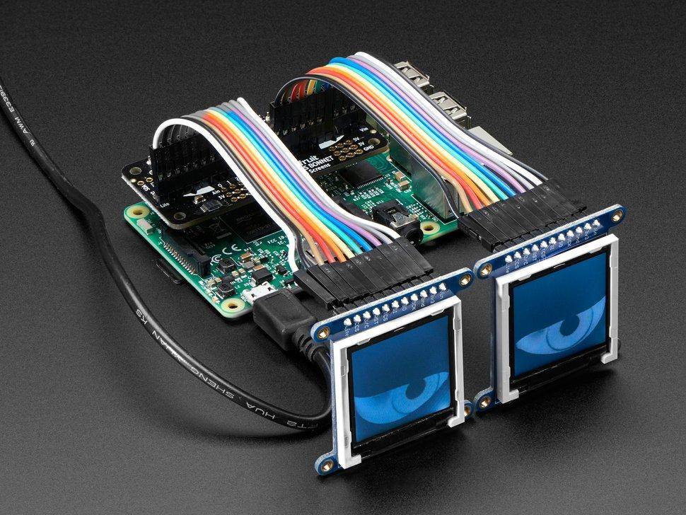 Adafruit Snake Eyes Bonnet für Raspberry Pi