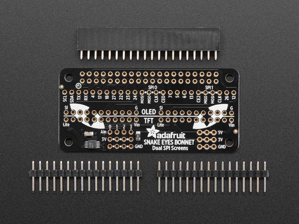 Adafruit Snake Eyes Bonnet für Raspberry Pi