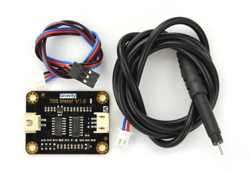 DFRobot Gravity Analog TDS Sensor, Sonde zur Wasserqualitätsmessung, 0-1000 ppm, 3,3-5,5V