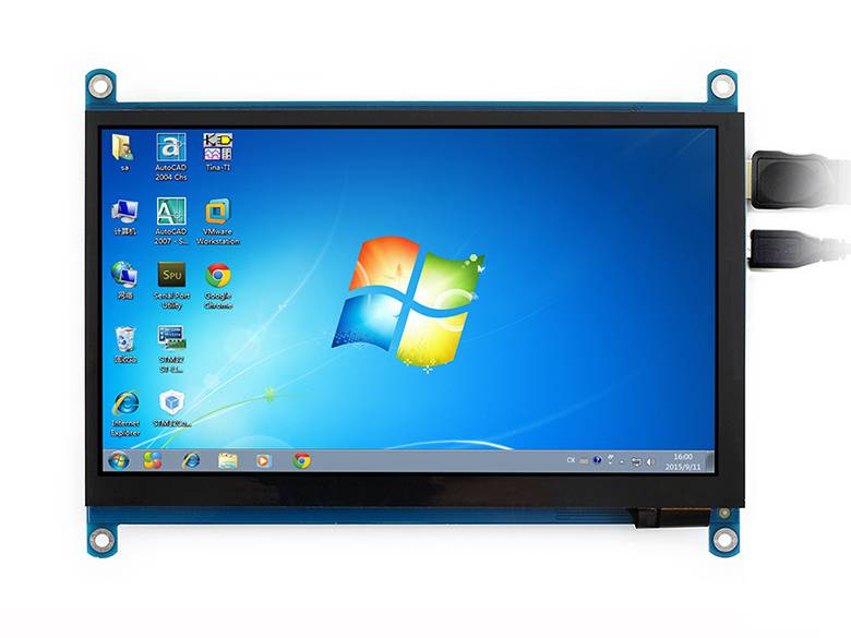 Waveshare 7 inch Display 1024x600 capacitive Touchscreen LCD(H) HDMI IPS