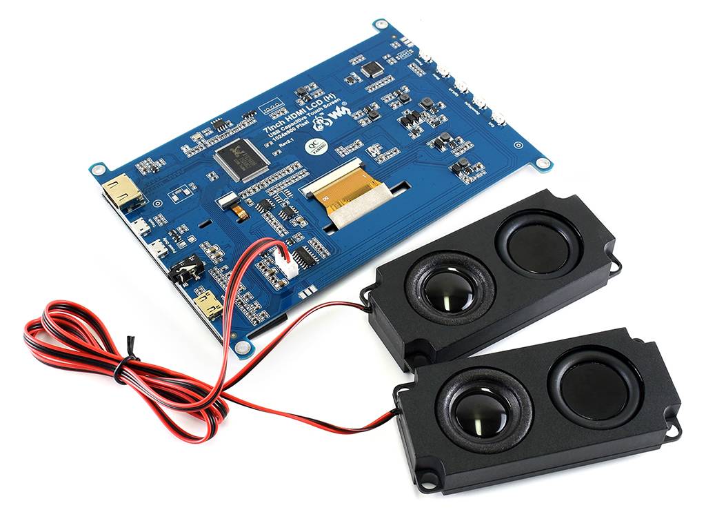 Waveshare 7 inch Display 1024x600 capacitive Touchscreen LCD(H) HDMI IPS