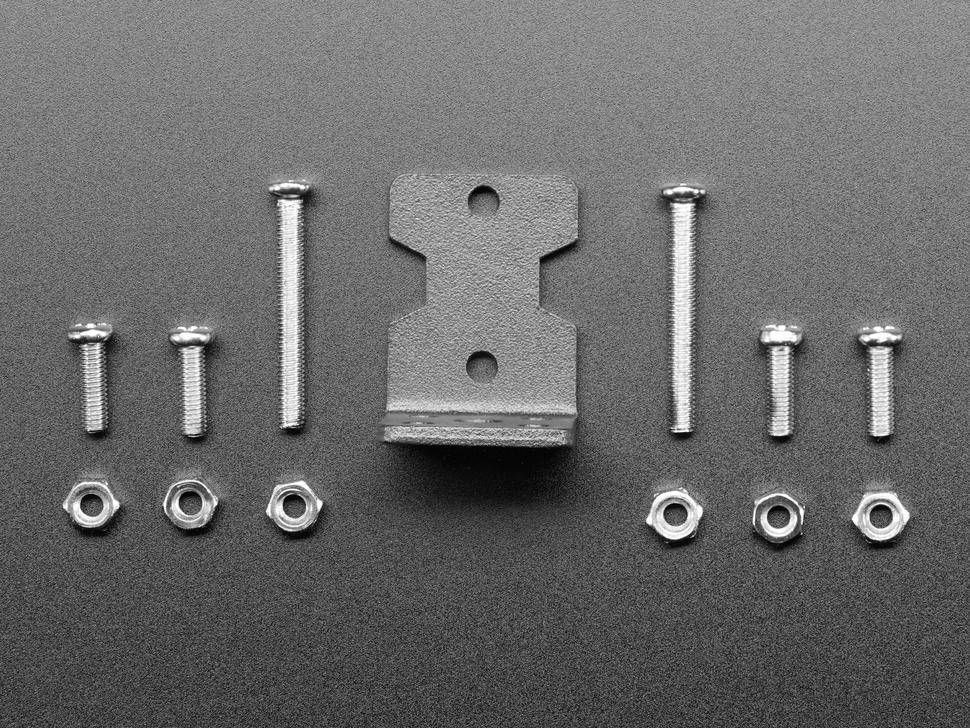 Adafruit L-Bracket Motorhalterung für TT-Gearbox DC-Motoren, Aluminium