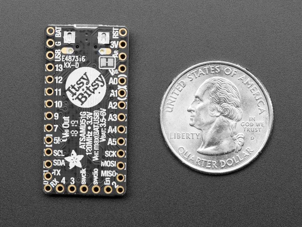 Adafruit ItsyBitsy M4 Express featuring ATSAMD51 32-bit Cortex Arduino IDE 3800