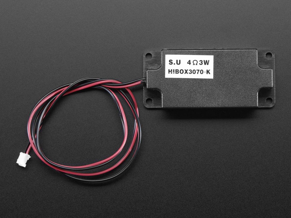 Adafruit Mono Enclosed Speaker - 3W 4 Ohm