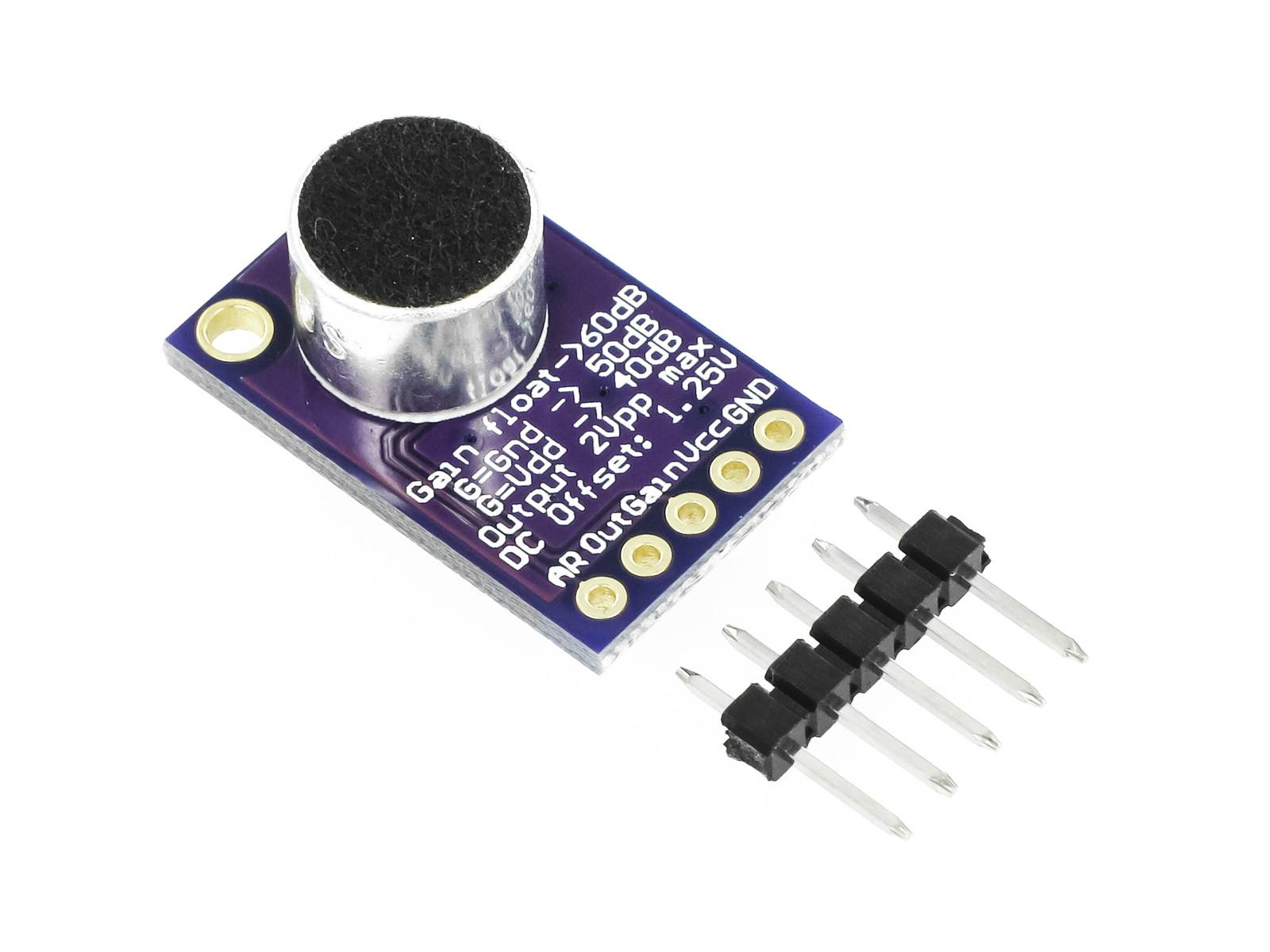 GY-MAX9814 Sound Sensor Module Electret Microphone Amplifier - MAX9814