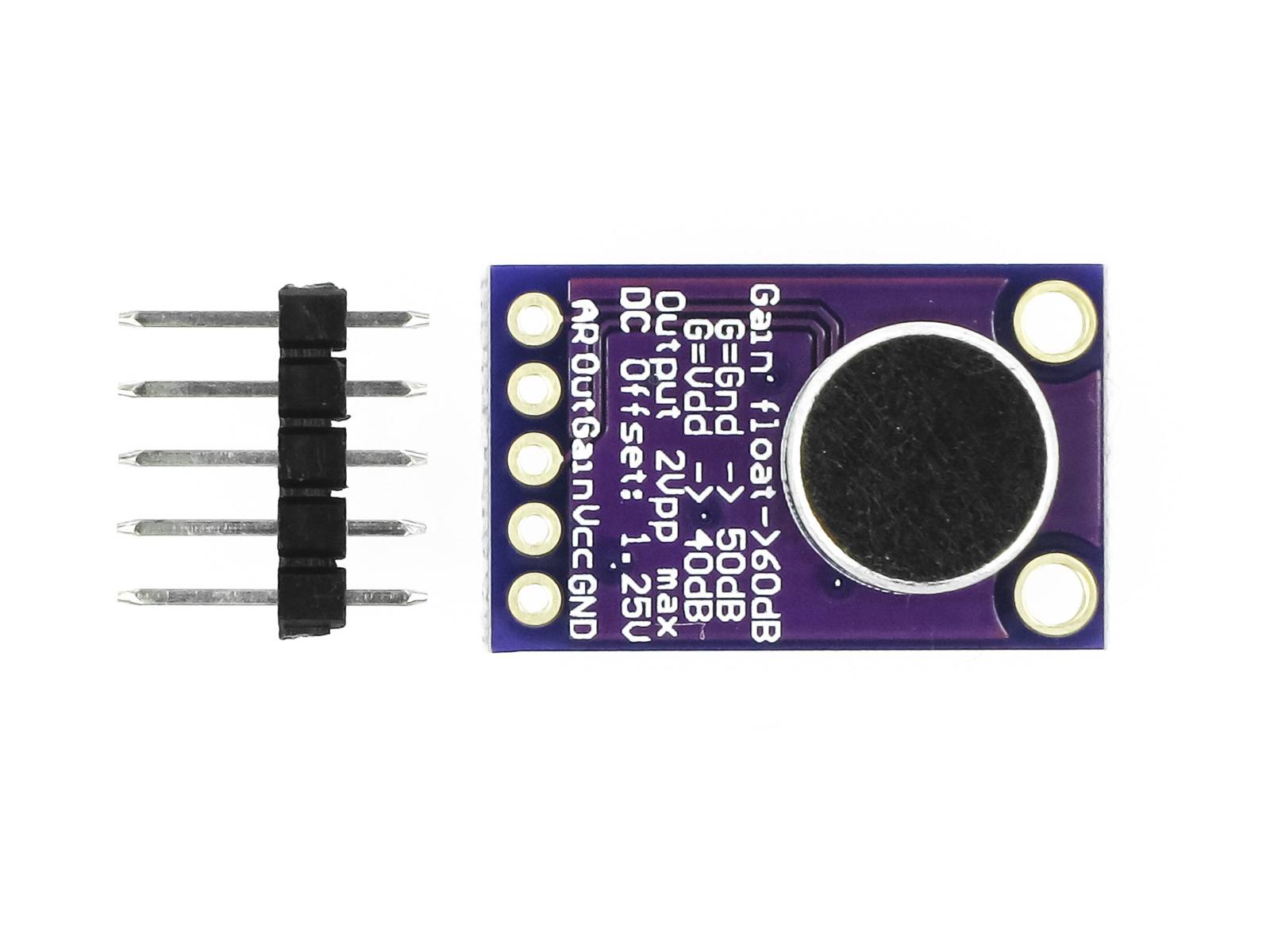GY-MAX9814 Sound Sensor Module Electret Microphone Amplifier - MAX9814