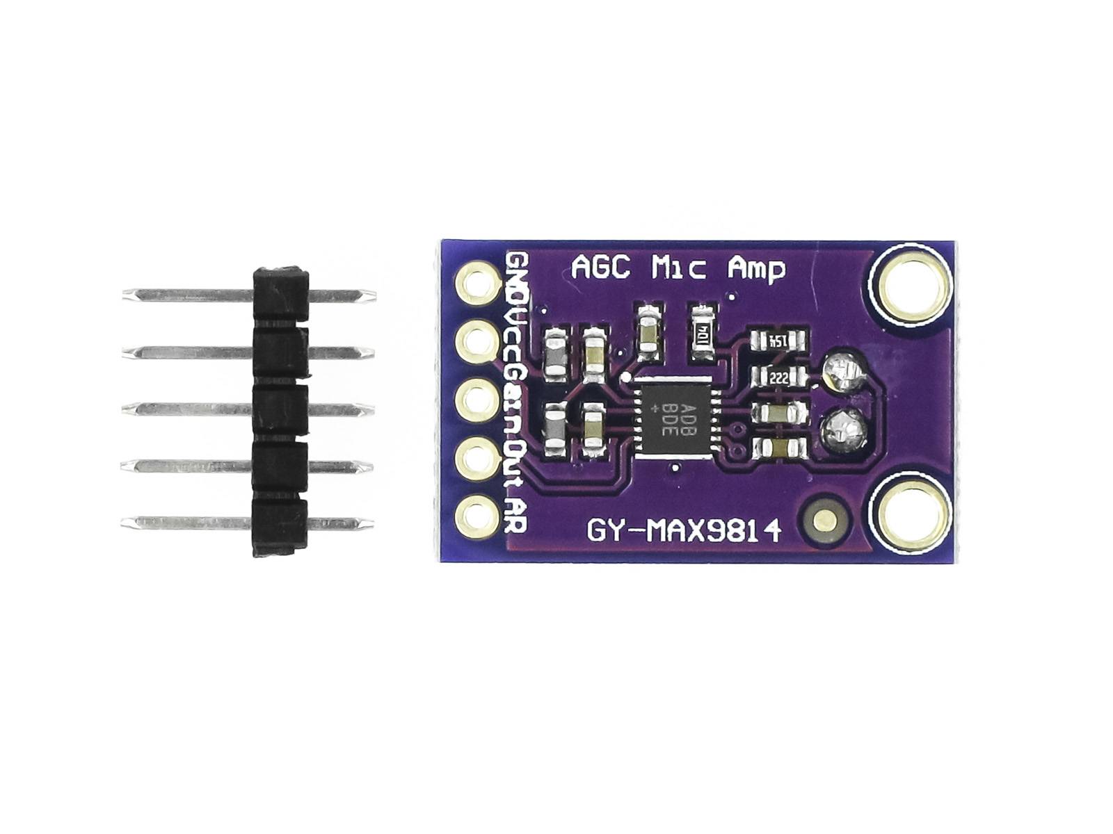 GY-MAX9814 Sound Sensor Module Electret Microphone Amplifier - MAX9814