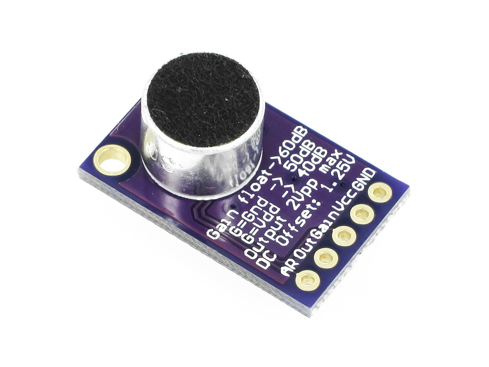 GY-MAX9814 Sound Sensor Module Electret Microphone Amplifier - MAX9814