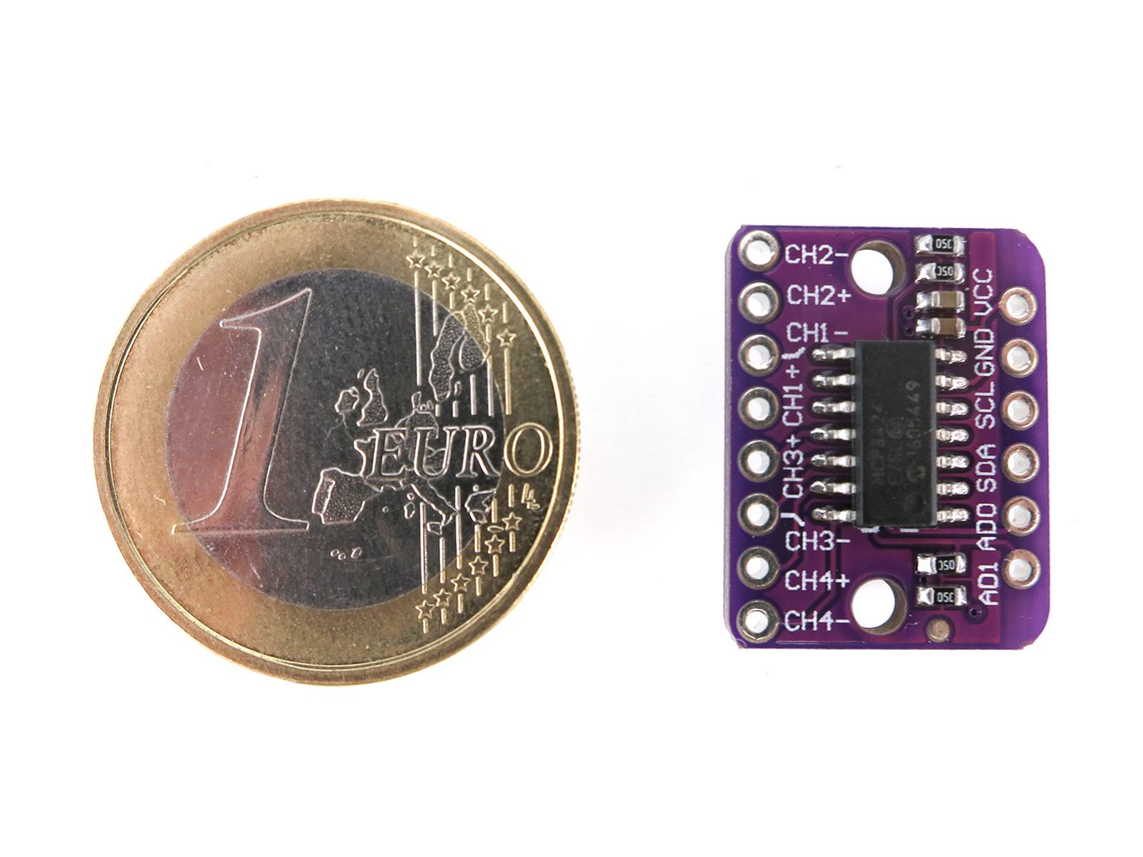 GY-MCP3424 18-Bit ADC Multi-Channel Analog-to-Digital Converter