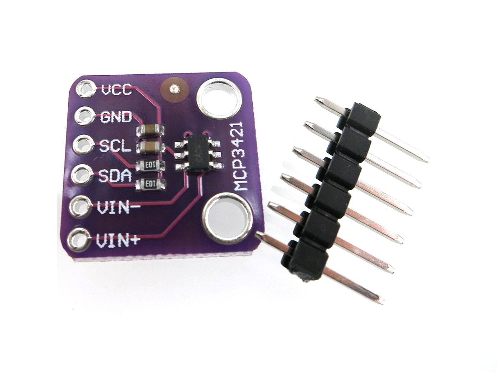 GY-MCP3421 18-Bit ADC Single Channel Analog-to-Digital Converter