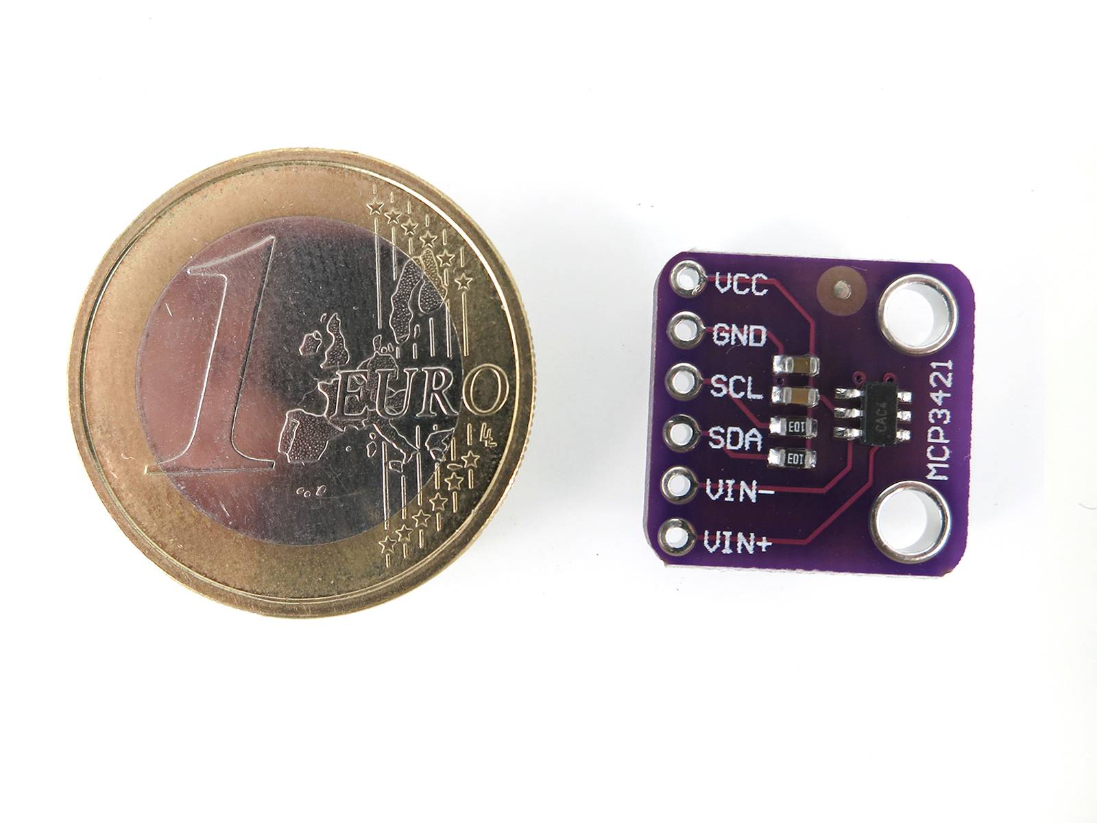 GY-MCP3421 18-Bit ADC Single Channel Analog-to-Digital Converter