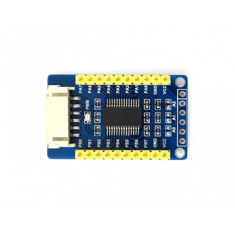 WaveShare MCP23017 IO Expansion Board, Expands 16 I/O Pins, kompatibel mit 3,3V / 5V 15391