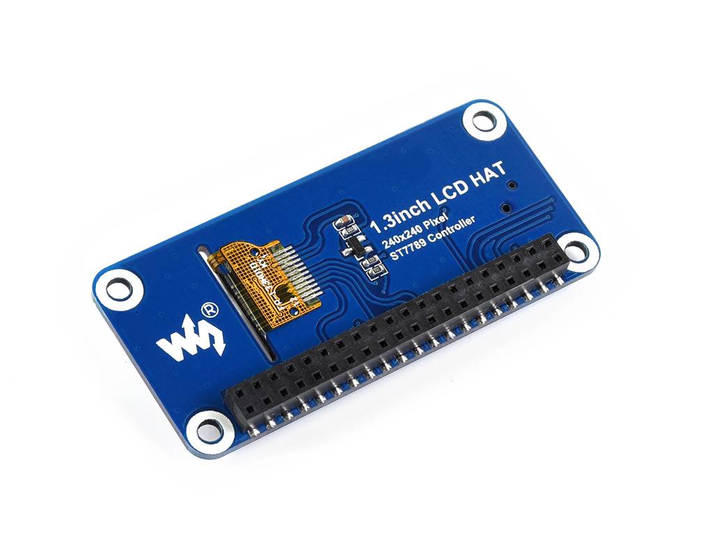 WaveShare 1.3inch 240x240 IPS LCD Display HAT for Raspberry Pi