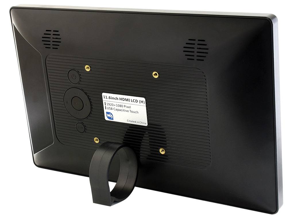 WaveShare 11.6inch Capacitive Touch Screen LCD with Case, 1920×1080, HDMI, IPS