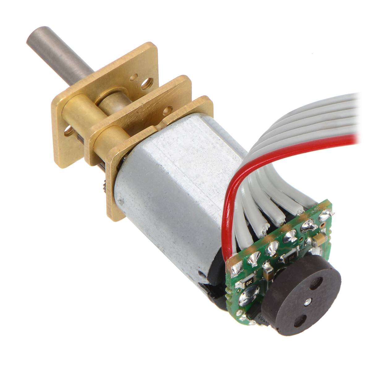 Pololu 5:1 Micro Metal Gearmotor HPCB 12V with Extended Motor Shaft 6000RPM 3047
