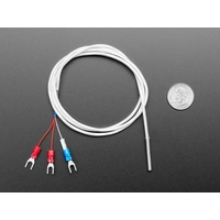 Platinum RTD Sensor - PT1000 - 3 Wire 1 meter long Platinum RTD Sensor - PT1000 - 3 Wire 1 meter long