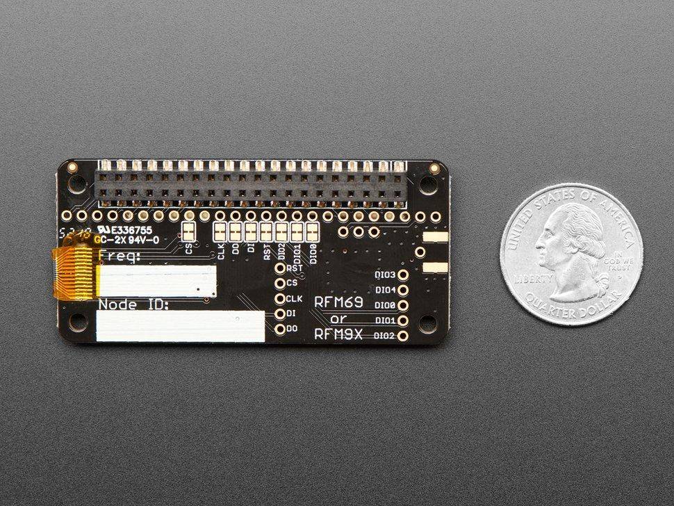 Adafruit LoRa Funk Bonnet mit OLED - RFM95W @ 915MHz