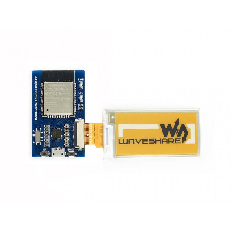 Waveshare Universal e-Paper Raw Panel Driver Board, ESP32 WiFi/Bluetooth 15823