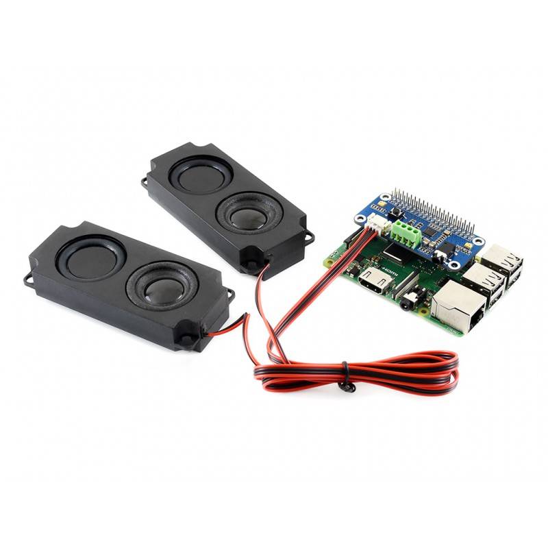 WaveShare WM8960 Hi-Fi Sound Card HAT for Raspberry Pi, Stereo CODEC, Play/Record