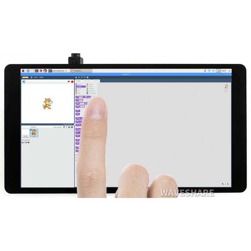 WaveShare 5.5inch HDMI AMOLED Display 1080x1920 HDMI Toughened Glass Cover