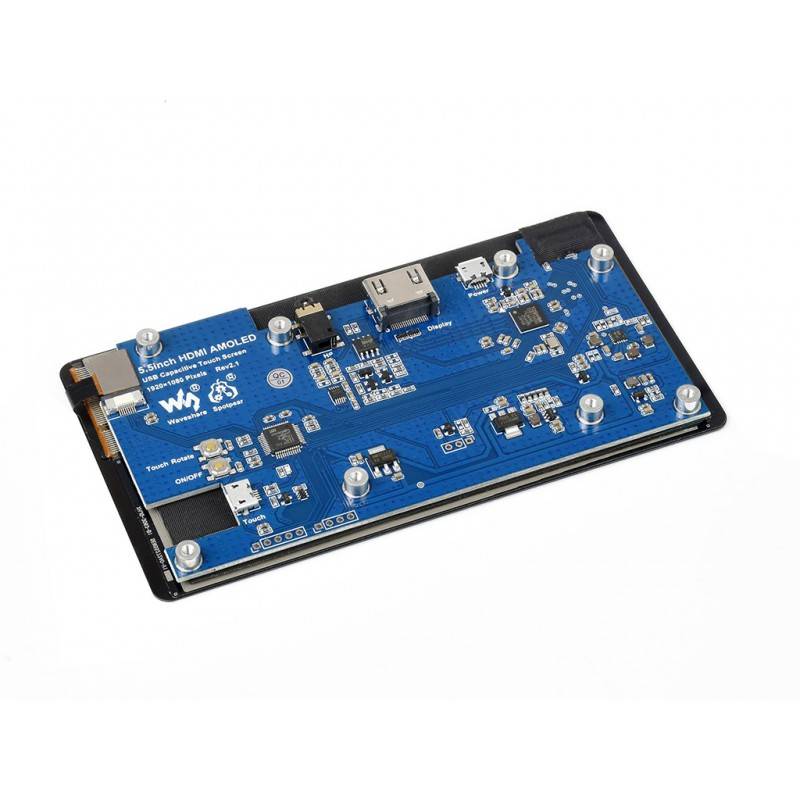 WaveShare 5.5inch HDMI AMOLED Display 1080x1920 HDMI Toughened Glass Cover