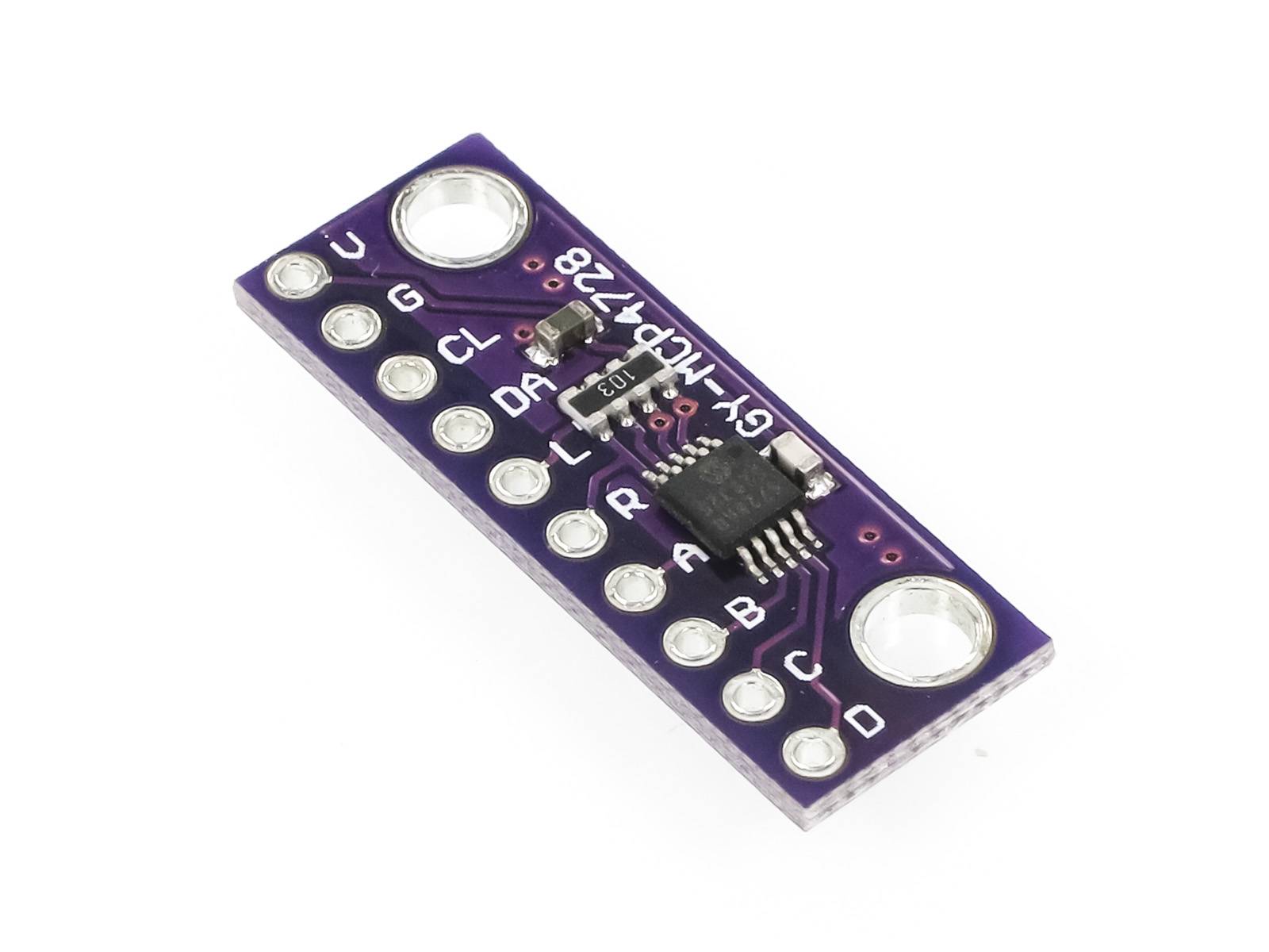 GY- MCP4728 12 Bit Digital to Analog Converter (DAC) Evaluation Board