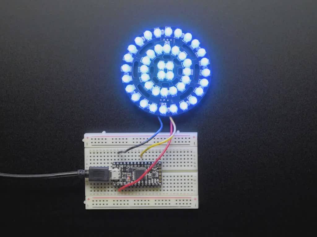 Adafruit NeoPixel Triple-Ring Board mit 44 LEDs, Durchsteckmontage