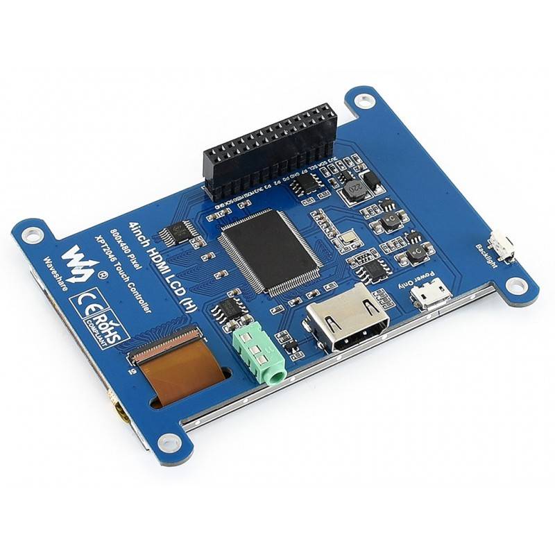 WaveShare 4inch HDMI LCD (H) 480x800 IPS for Raspberry Pi