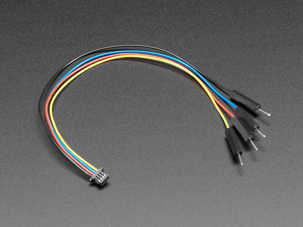Adafruit JST SH 4Pin to Premium Male Headers Cable 150mm Long Qwiic Compatible