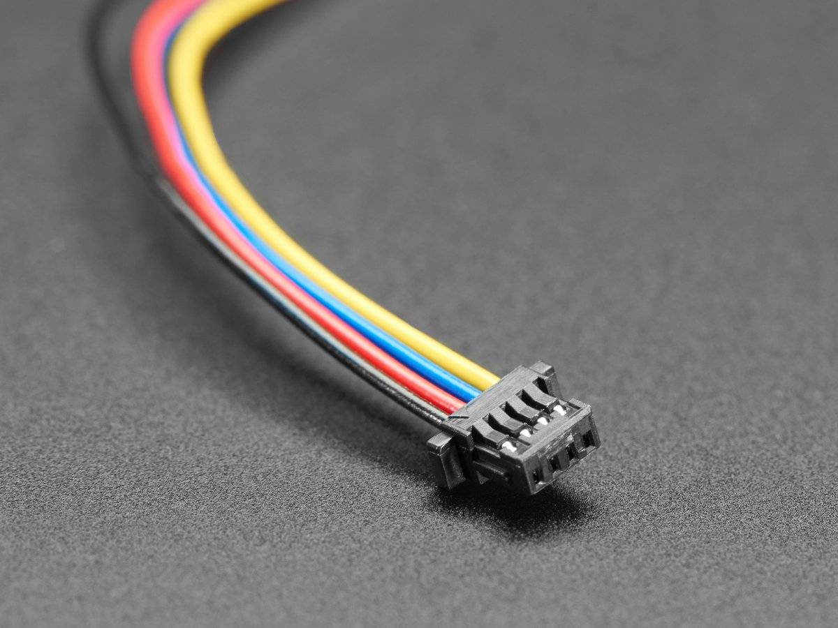 Adafruit JST SH 4Pin to Premium Male Headers Cable 150mm Long Qwiic Compatible