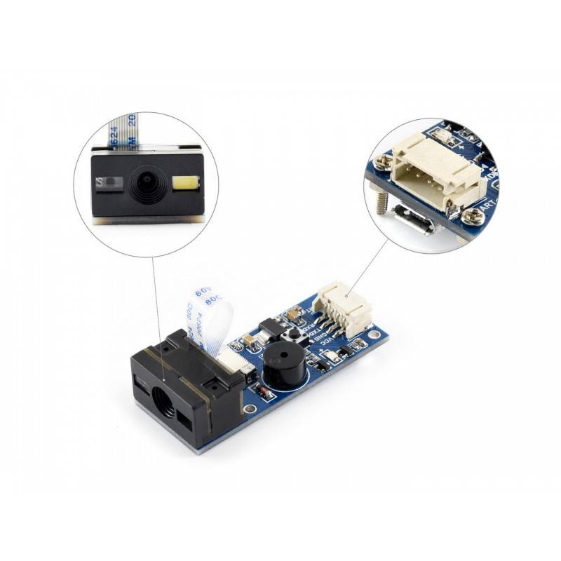 Waveshare Barcode Scanner Module 1D/2D Codes Reader