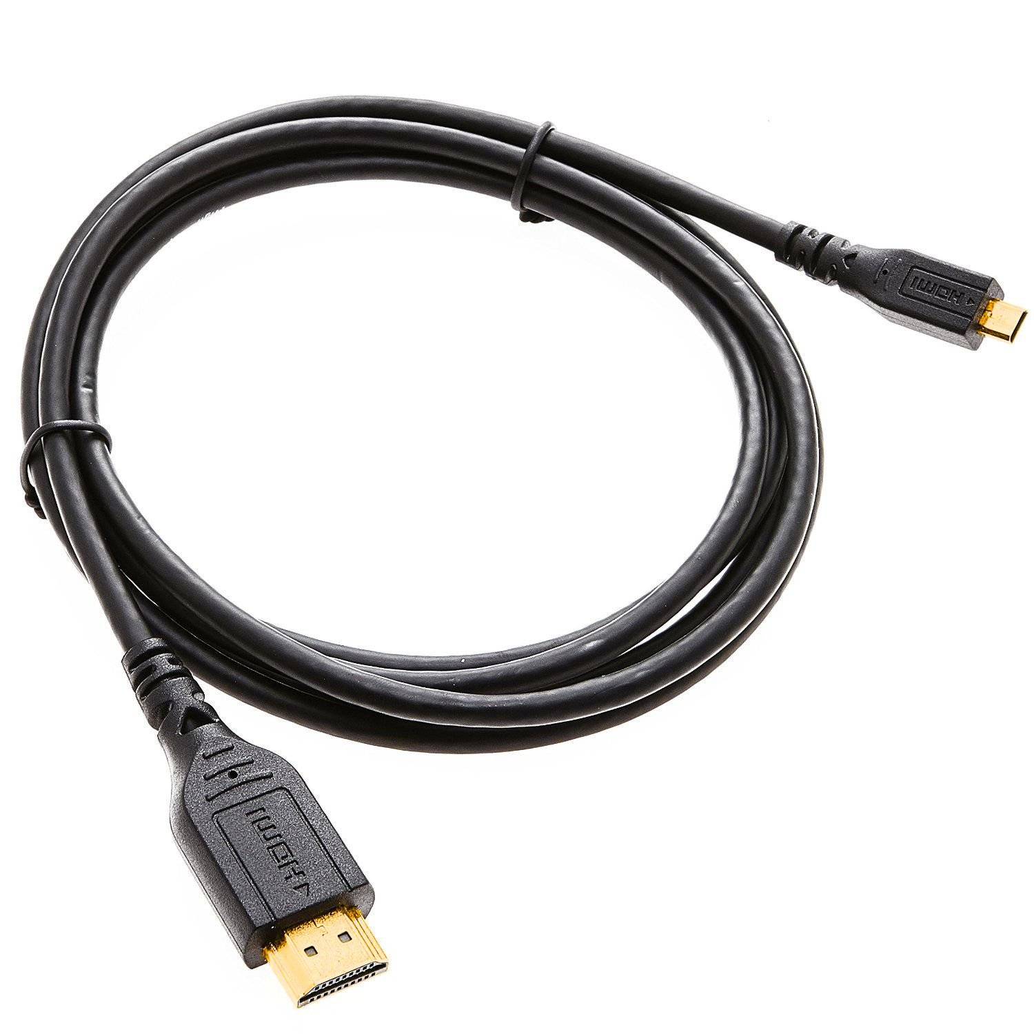 Micro HDMI Typ D Kabel auf HDMI Typ A 4K 1.5m Schwarz for Raspberry Pi 4