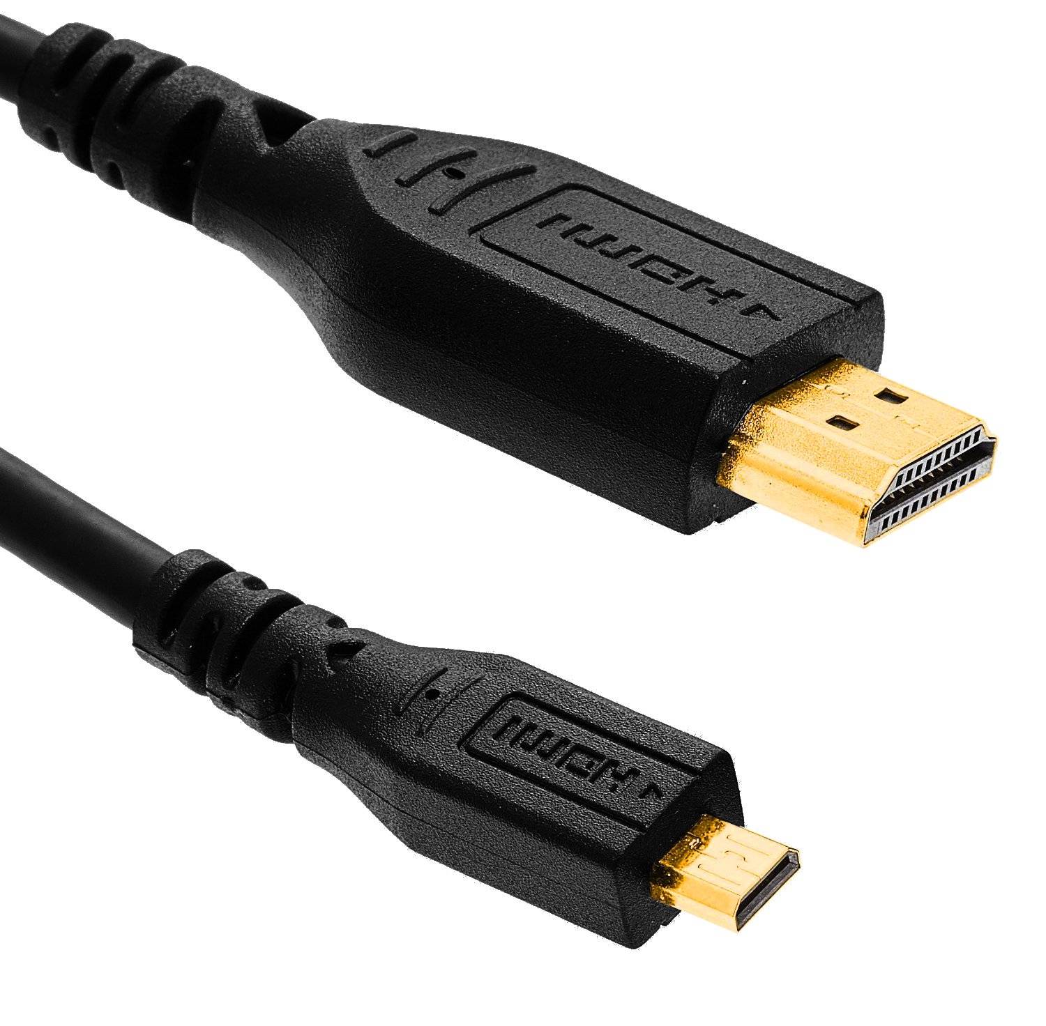 Micro HDMI Typ D Kabel auf HDMI Typ A 4K 1.5m Schwarz for Raspberry Pi 4