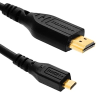 Micro HDMI Typ D Kabel auf HDMI Typ A 4K 1.5m Schwarz for Raspberry Pi 4 Micro HDMI Typ D Kabel auf HDMI Typ A 4K 1.5m Schwarz for Raspberry Pi 4