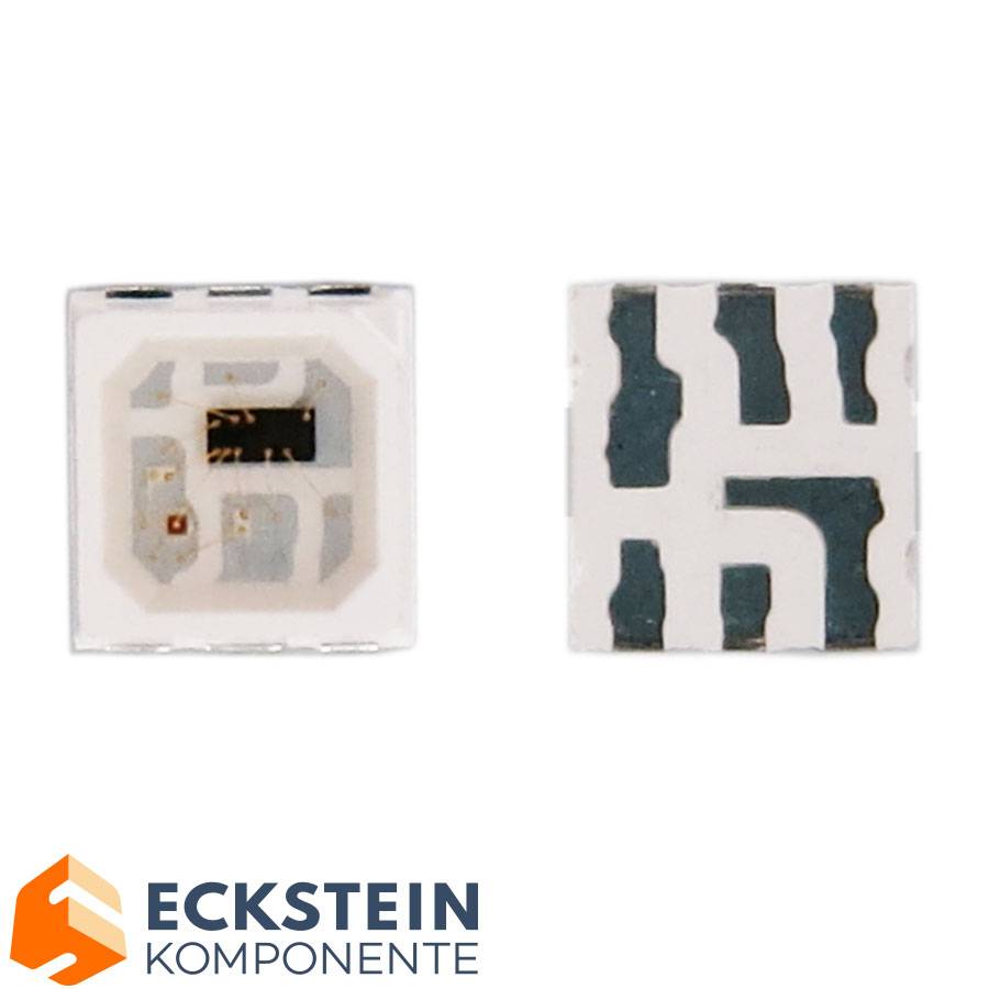 OPSCO 10 x RGB LED with IC SK9826 SMD 3535 6 PIN SK9826MINI-10