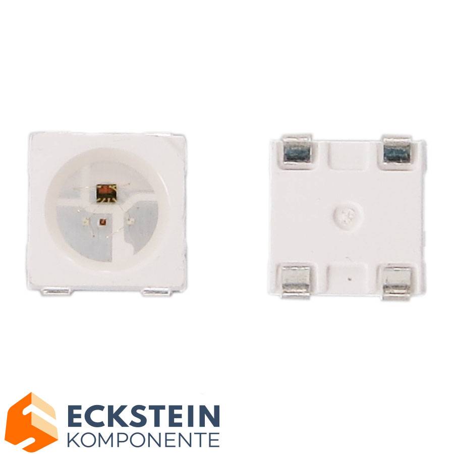 OPSCO 10 x RGB LED with IC SK6112 SMD 5050 4 PIN SK6112-10