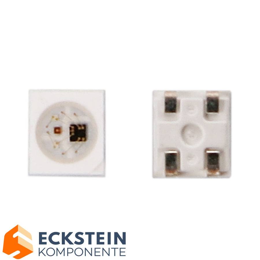 OPSCO 10 x RGB LED with IC SK6112 SMD 2427 4 PIN SK6112MICRO-J-10