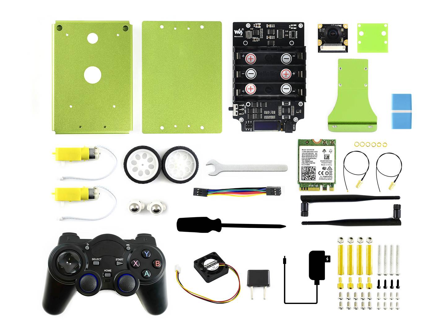 Waveshare JetBot AI Kit Accessories Add-ons for Jetson Nano B01 to Build JetBot