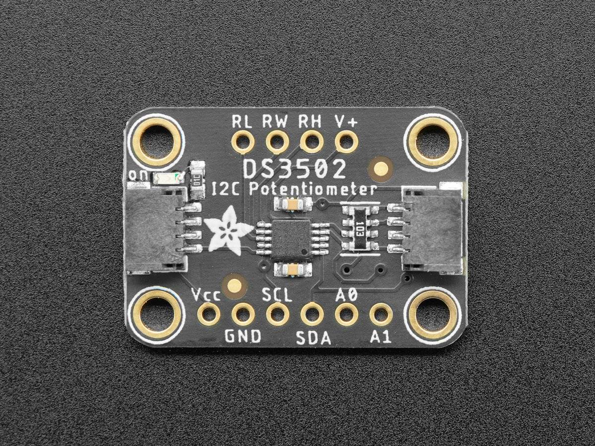 Adafruit DS3502 I2C Digital 10K Potentiometer Breakout - STEMMA QT / Qwiic