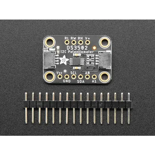 Adafruit DS3502 I2C Digital 10K Potentiometer Breakout - STEMMA QT / Qwiic Adafruit DS3502 I2C Digital 10K Potentiometer Breakout - STEMMA QT / Qwiic