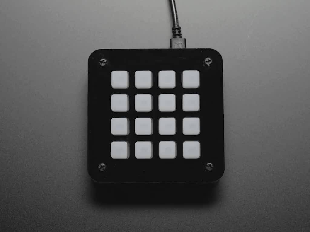 Adafruit 4x4 NeoTrellis Feather M4 Kit