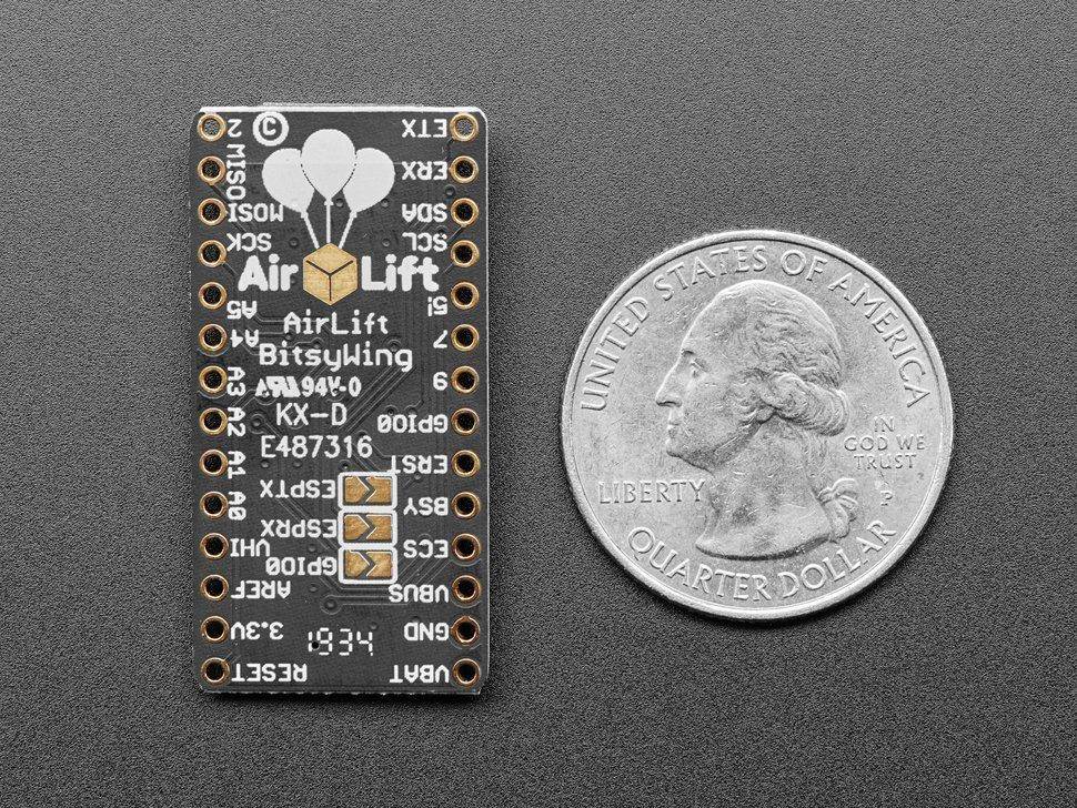 Adafruit AirLift Bitsy Add-On ESP32 WiFi Co-Prozessor