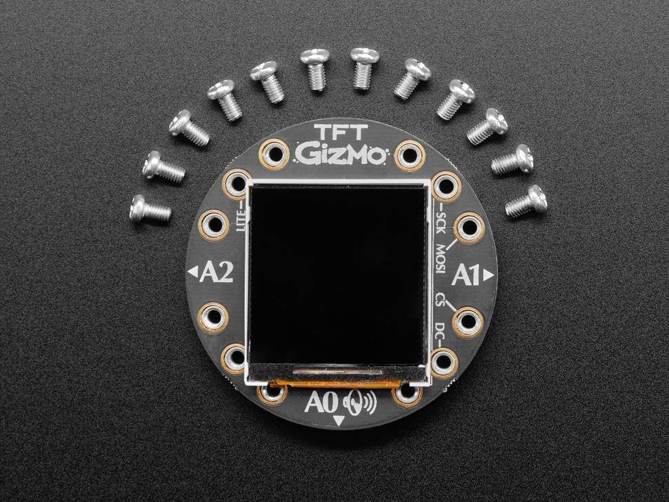 Adafruit Circuit Playground TFT Gizmo, 1,54-Zoll, 240x240 Pixel, STEMMA, Audio, 53,3x53,3 mm