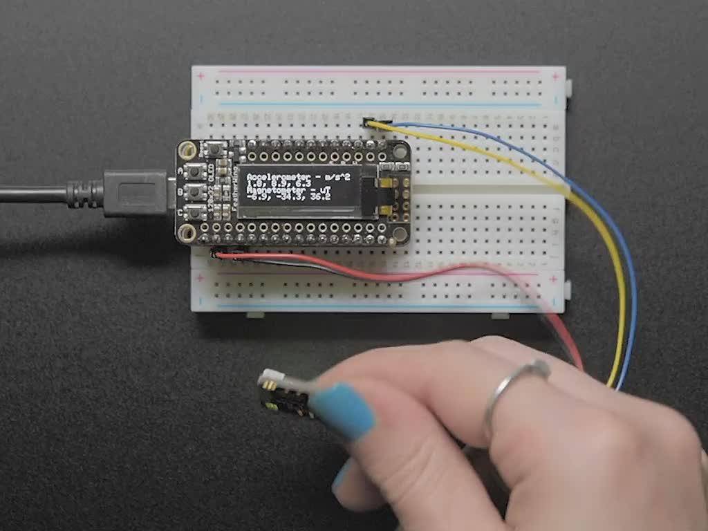 Adafruit LSM303AGR Beschleunigs- und Magnet-Sensor - STEMMA QT Qwiic