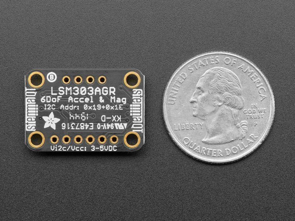 Adafruit LSM303AGR Beschleunigs- und Magnet-Sensor - STEMMA QT Qwiic