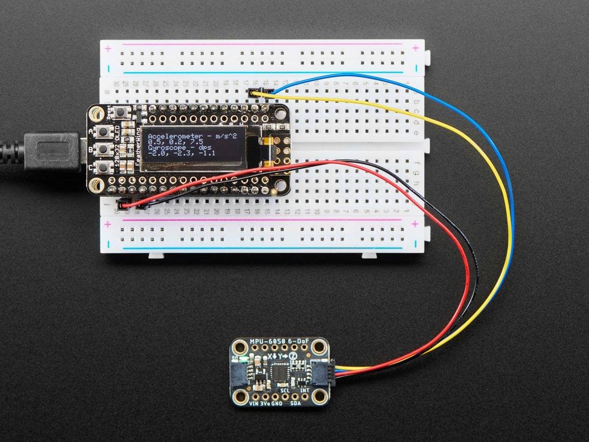 Adafruit MPU-6050 6-DoF Accel and Gyro Sensor - STEMMA QT Qwiic 3886