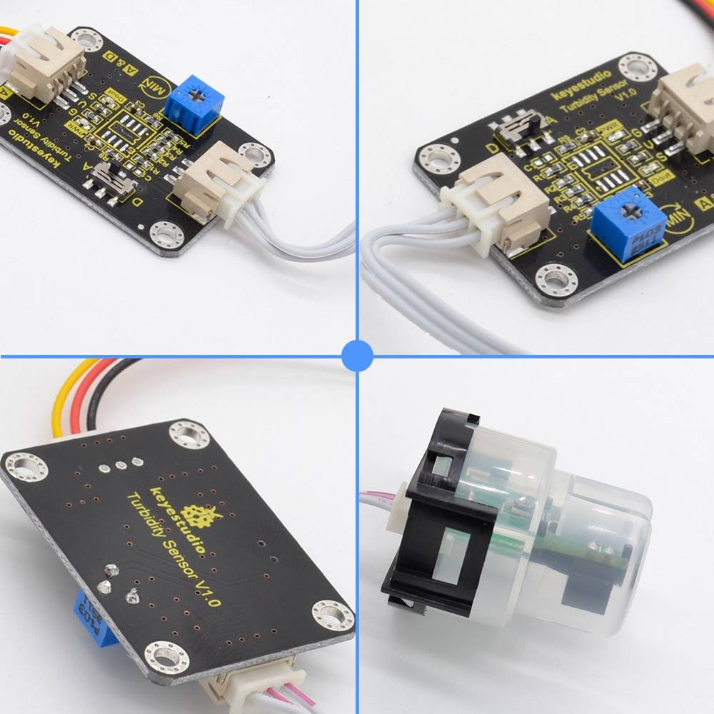 Keyestudio Turbidity Sensor V1.0 for Arduino Water Testing with Wires