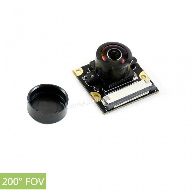 Waveshare IMX219-200 Camera 200° FOV for Jetson Nano Raspberry Pi CM3/3+/4